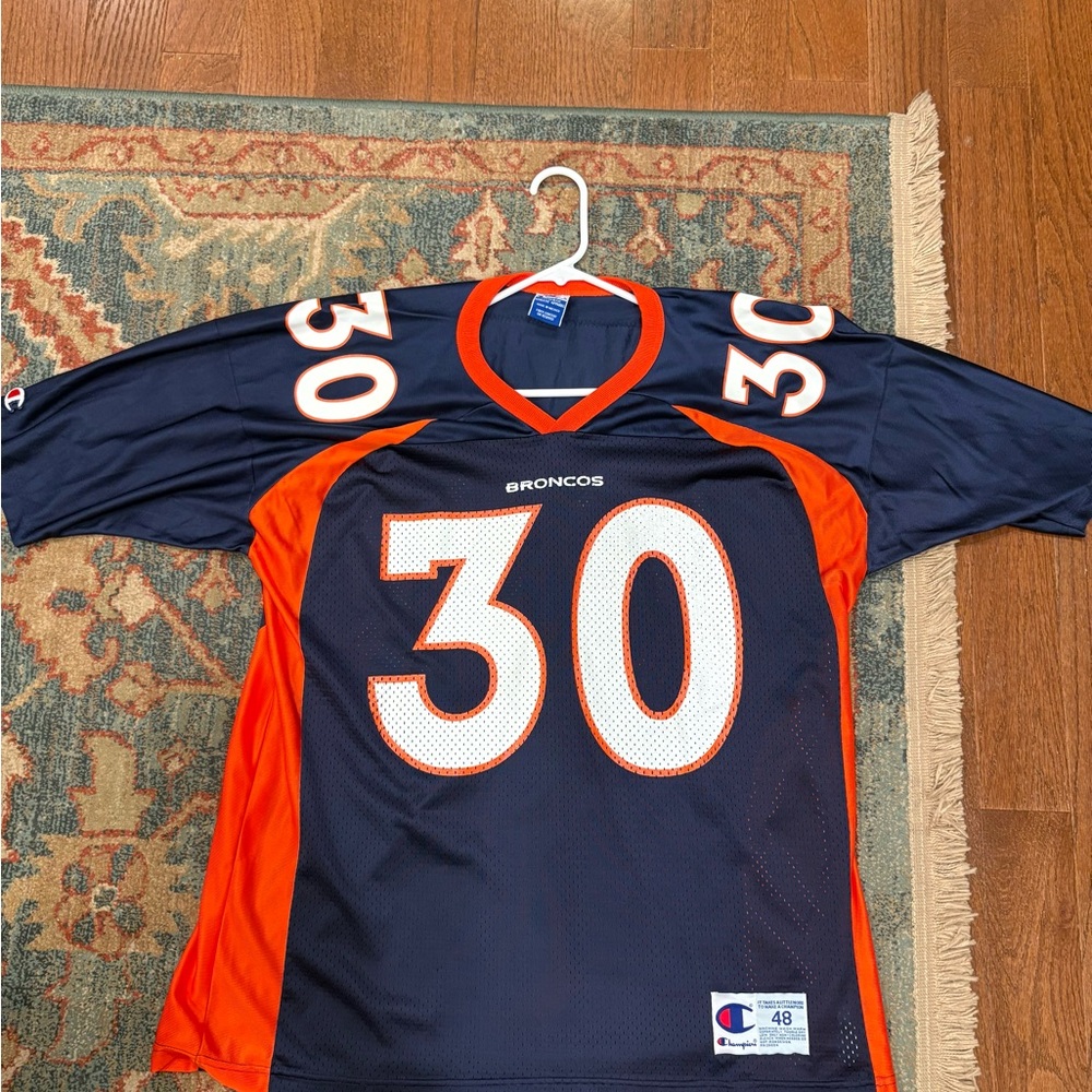 Champion Navy and Orange Athletic Jersey